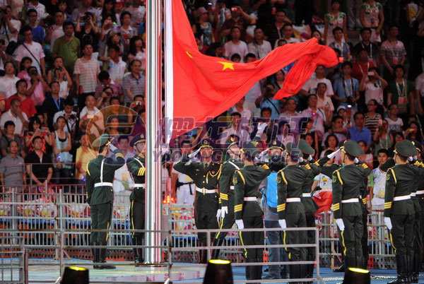 深圳世界大學生運動會開幕升旗儀式旗桿